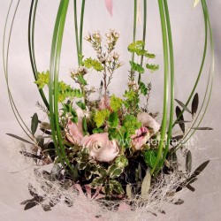 EGG EASTER 1-composition flowers-from € 45 to 65