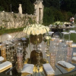 COPPA ROSE FILI VERDI-composizione+noleggio