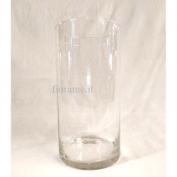 VASE CYLINDER GLASS H30 D15