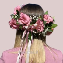 CORONA ALLORO TESTA +FIORI