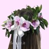 LAUREL WREATH HEAD +FLOWERS