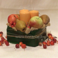 FRUIT AND CANDLES-centerpieces-€ 19 to 34