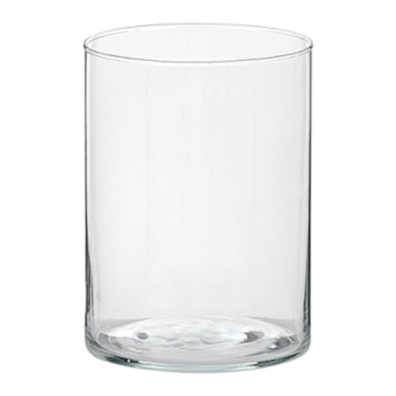 VASO CILINDRO VETRO H20 D15