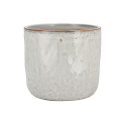 VASES GLAZED WHITE D19--30